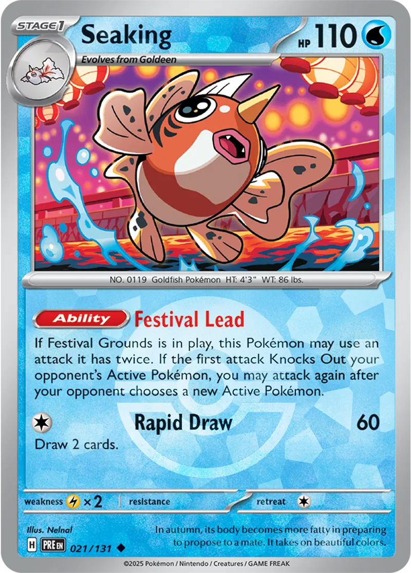 Seaking Poke ball Holo