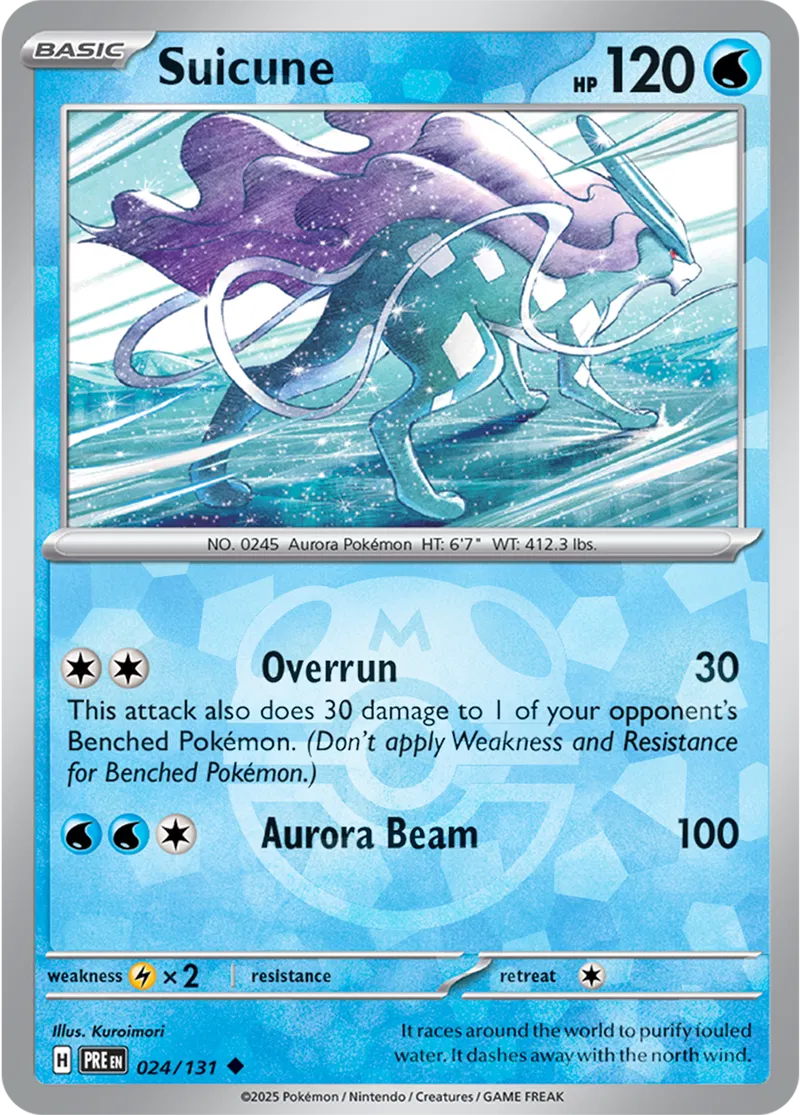 Suicune Master Ball Holo