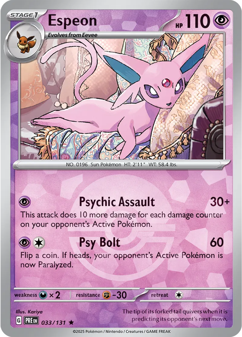 Espeon Poke ball Holo