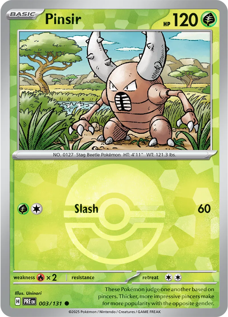 Pinsir Poke ball Holo