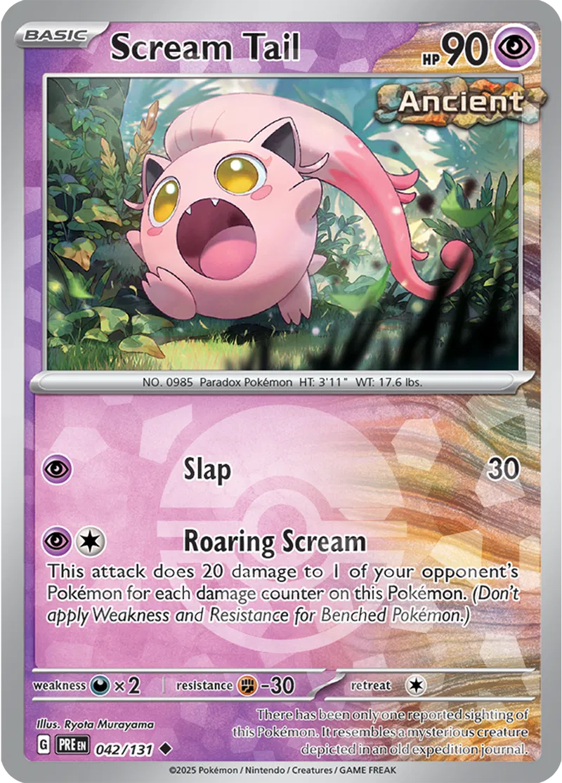 Scream Tail Poke ball Holo