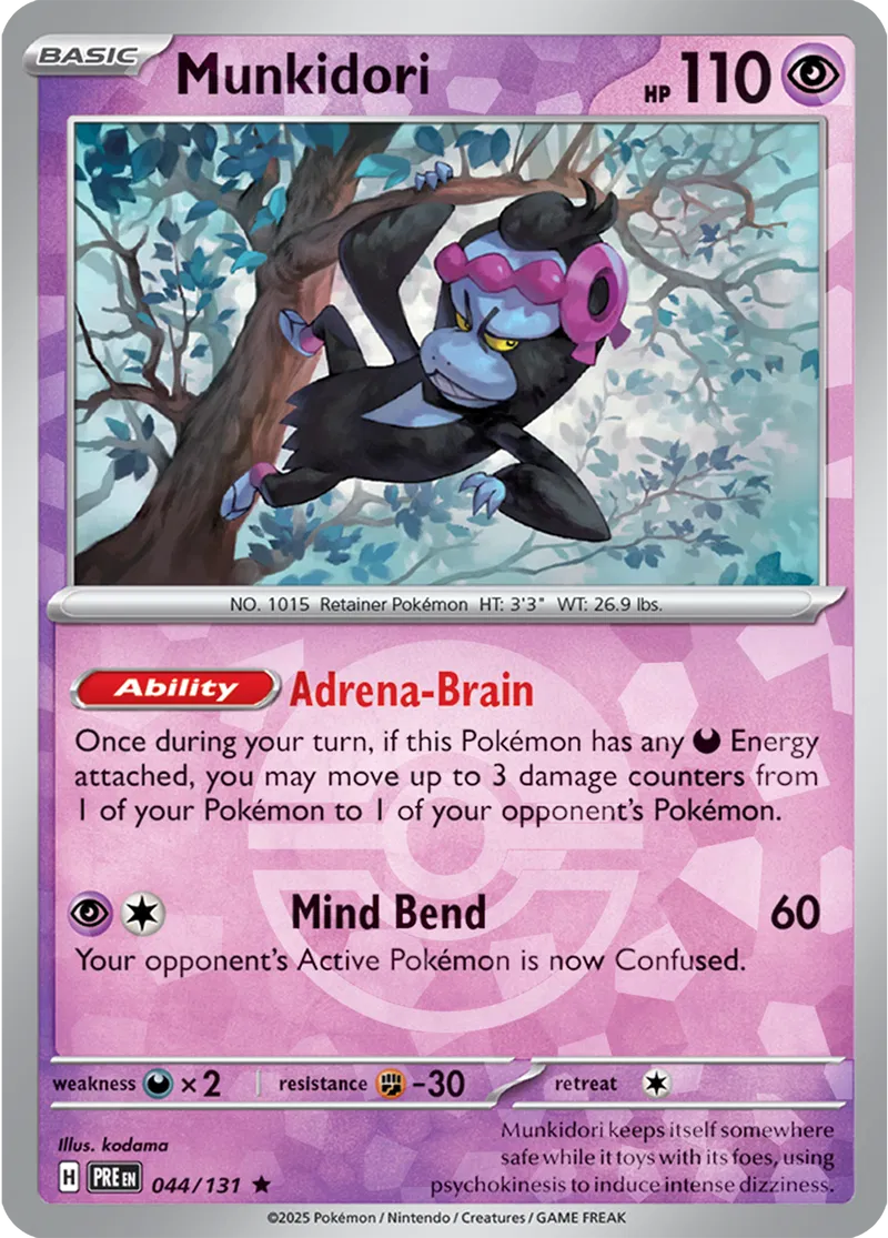 Munkidori Poke ball Holo