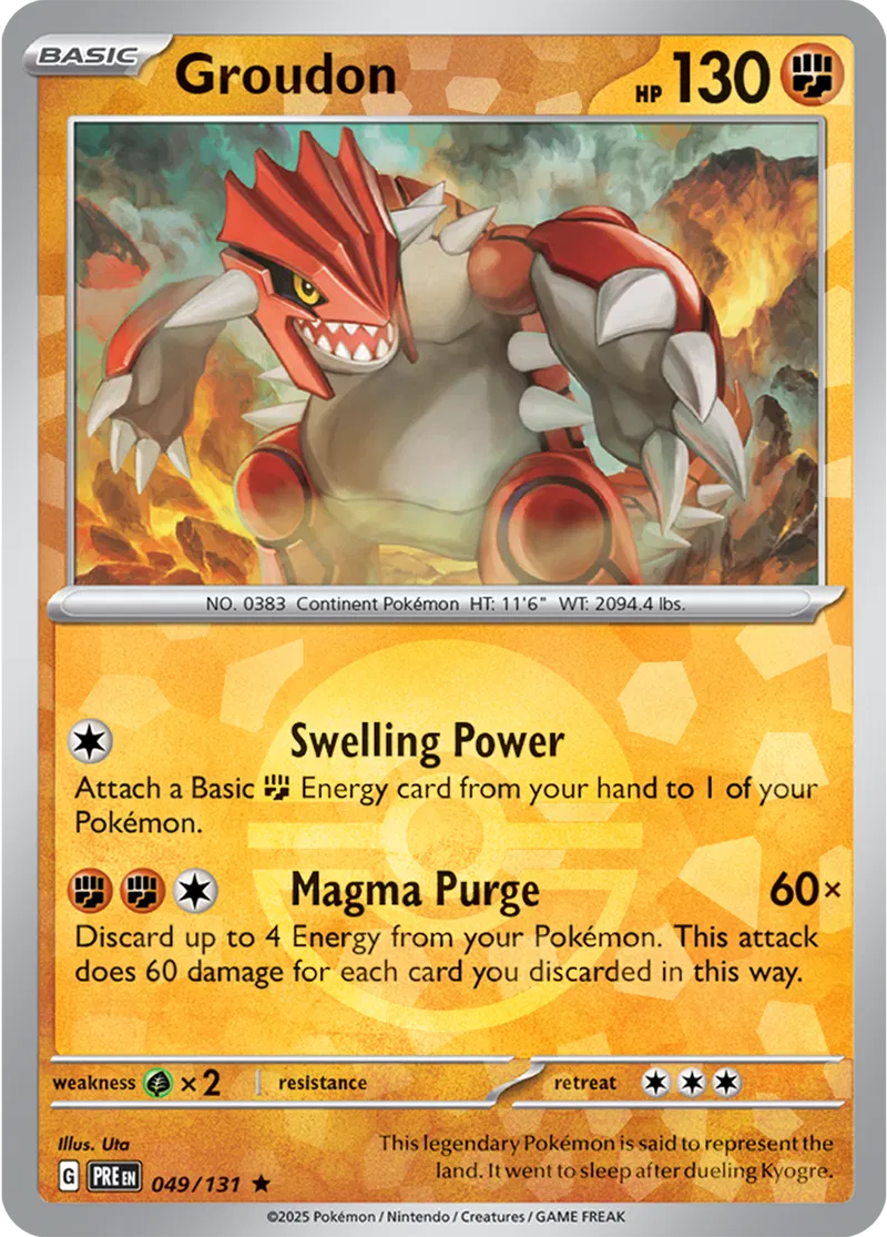 Groudon Poke ball Holo