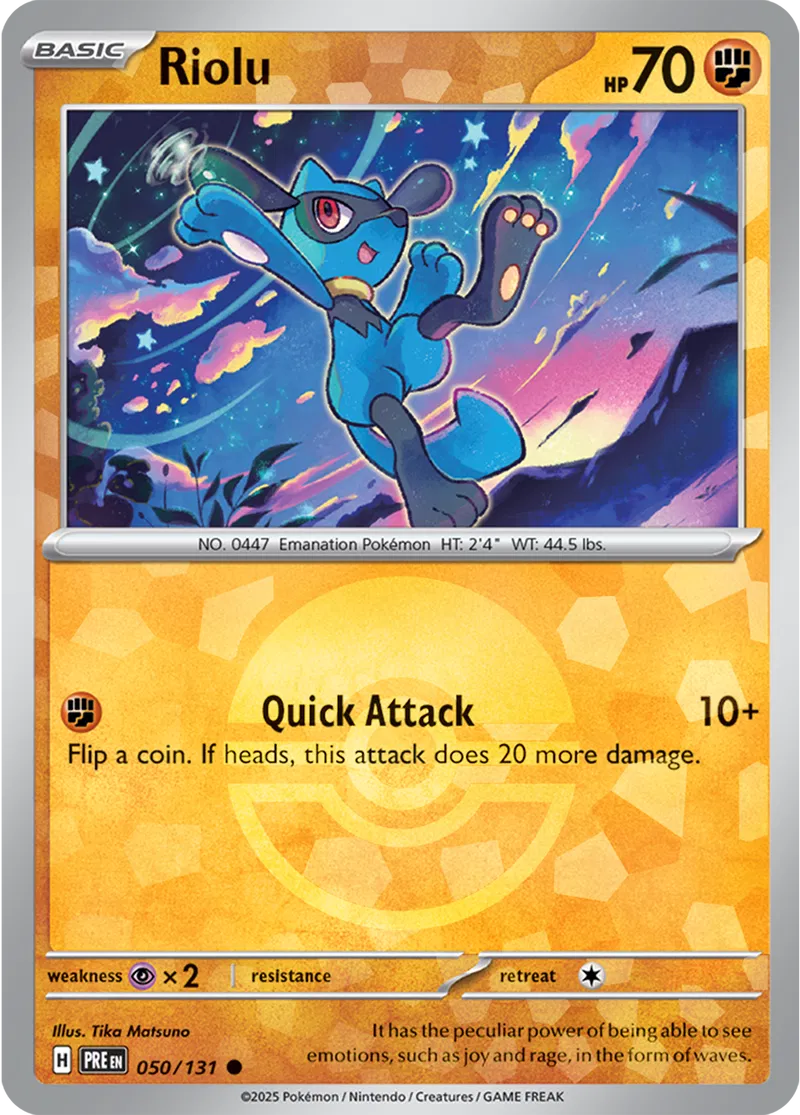 Riolu Poke ball Holo