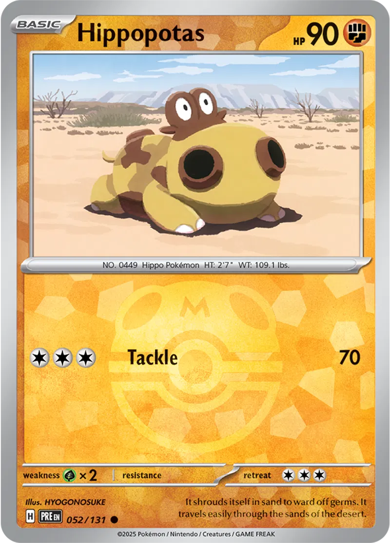 Hippopotas Master Ball Holo