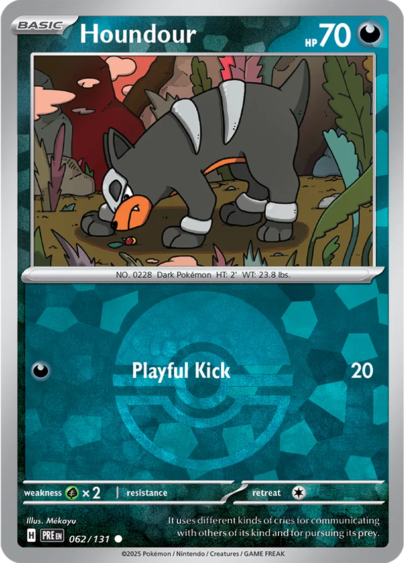 Houndour Poke ball Holo