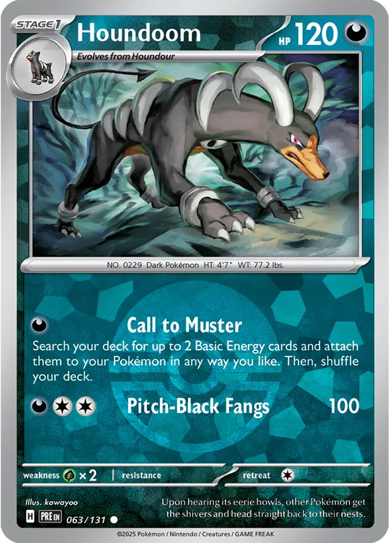 Houndoom Poke ball Holo