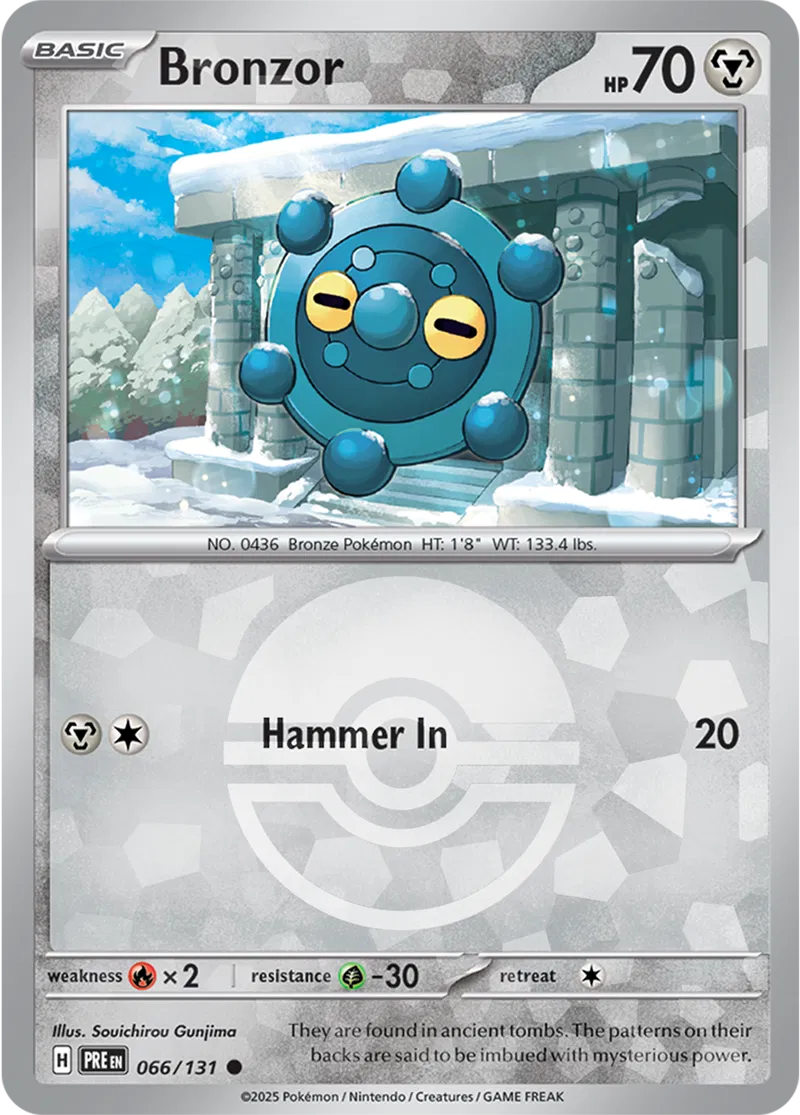 Bronzor Poke ball Holo