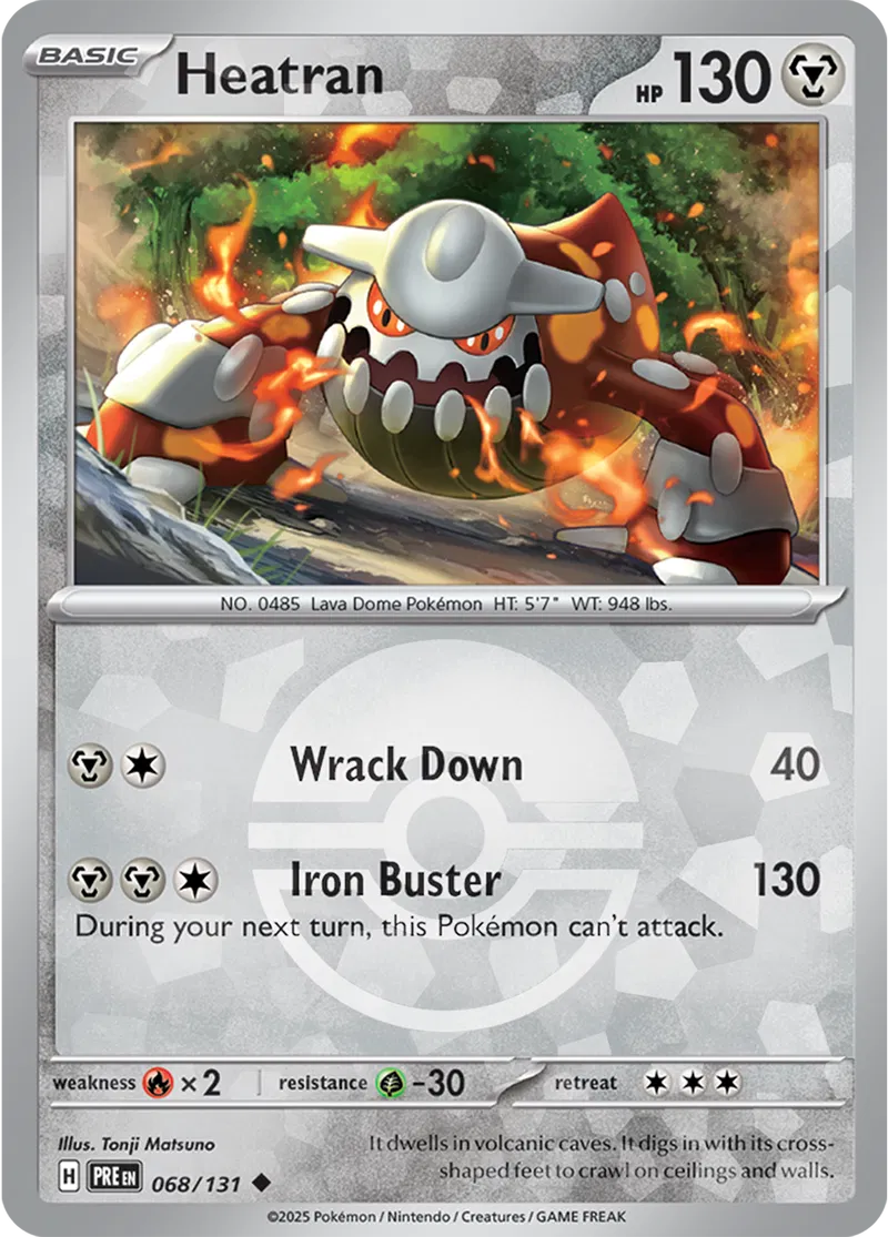 Heatran Poke ball Holo