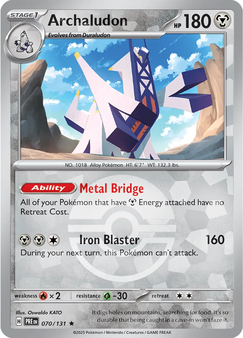 Archaludon Poke ball Holo