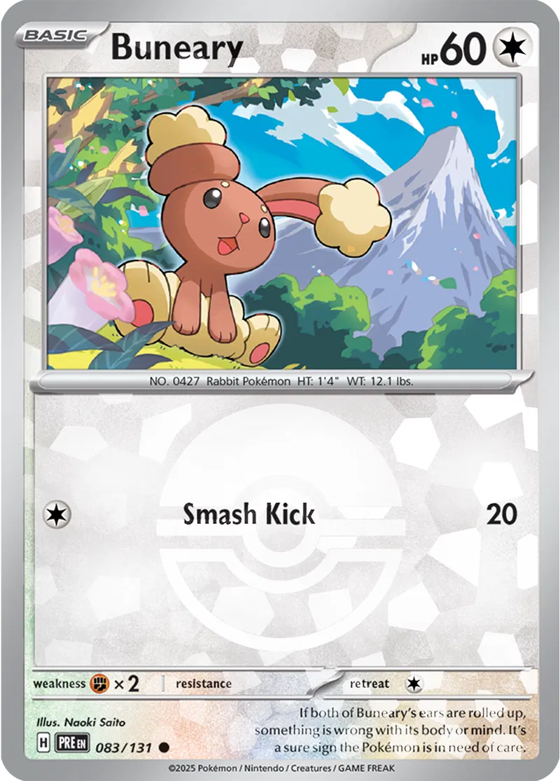 Buneary Poke ball Holo
