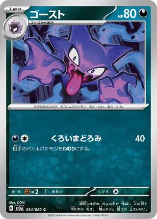 Haunter Pokemon card from Raging Surf