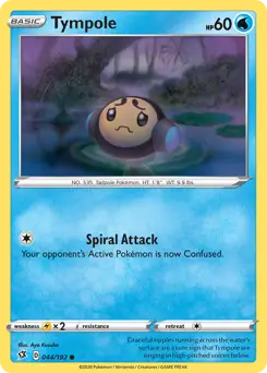 Tympole Pokemon card from Rebel Clash