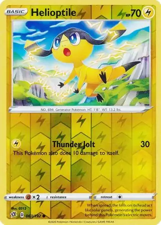 Helioptile Reverse Holo