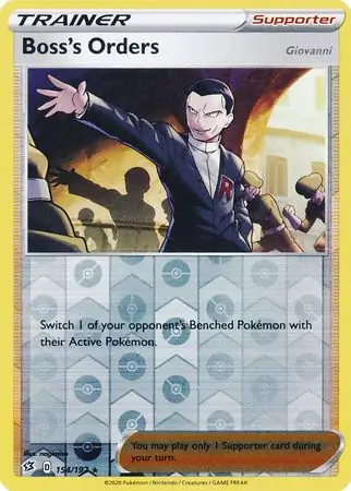 Boss's Orders Reverse Holo