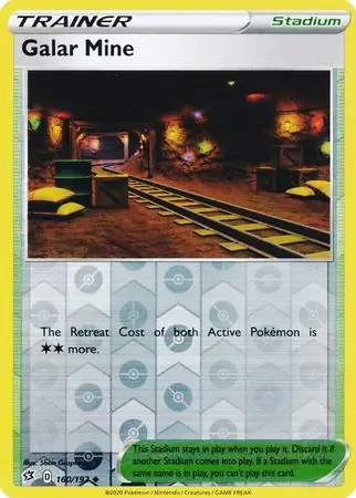 Galar Mine Reverse Holo Pokemon card from Rebel Clash