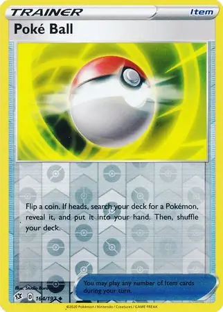 Poke Ball Reverse Holo Pokemon card from Rebel Clash