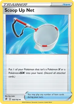 Scoop Up Net Pokemon card from Rebel Clash