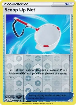 Scoop Up Net Reverse Holo Pokemon card from Rebel Clash