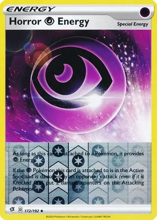 Horror P Energy Reverse Holo Pokemon card from Rebel Clash