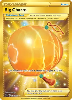 Big Charm Secret Pokemon card from Rebel Clash