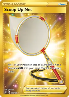 Scoop Up Net Secret Pokemon card from Rebel Clash