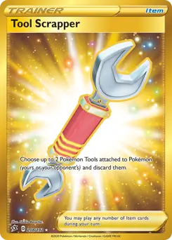 Tool Scrapper Secret Pokemon card from Rebel Clash