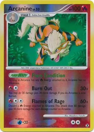 Arcanine Reverse Holo