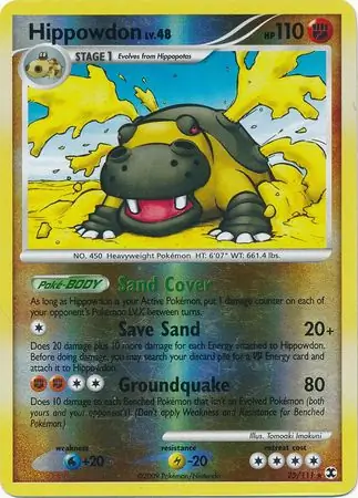 Hippowdon Reverse Holo