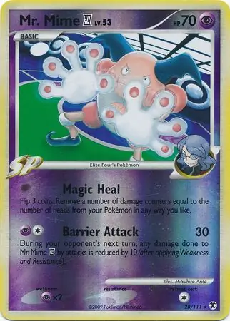 Mr. Mime E4 Reverse Holo