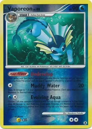 Vaporeon Reverse Holo