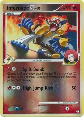 Infernape E4 Reverse Holo