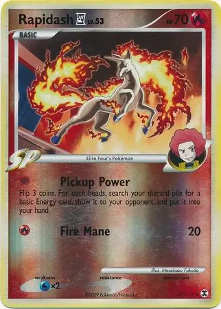 Rapidash E4 Reverse Holo