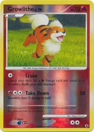 Growlithe Reverse Holo