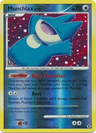Munchlax Reverse Holo