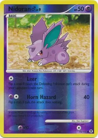 Nidoran M Reverse Holo