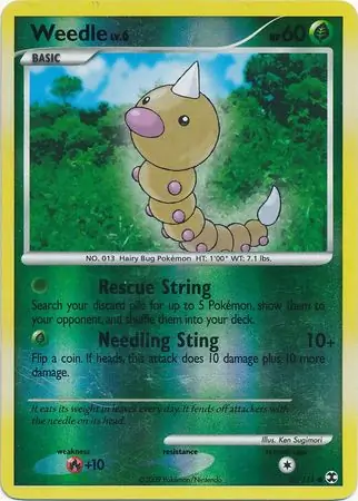 Weedle Reverse Holo