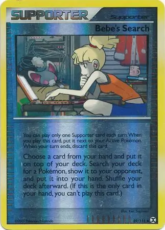 Bebe's Search Reverse Holo