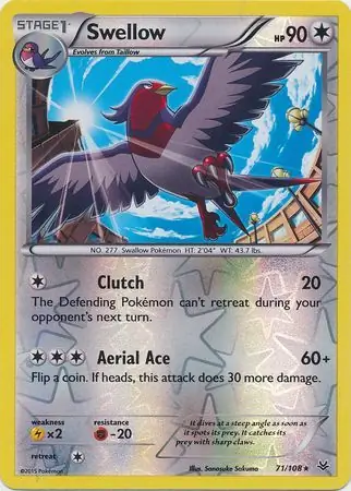 Swellow Reverse Holo