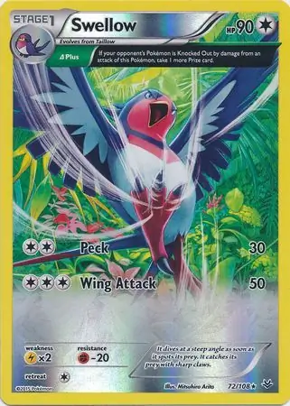 Swellow Reverse Holo