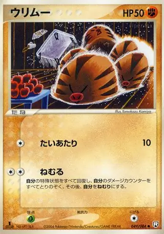 Swinub Pokemon card from Rocket Gang Strikes Back