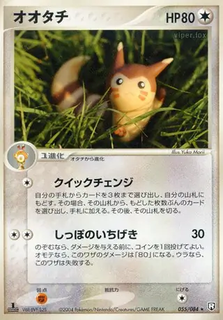 Furret Pokemon card from Rocket Gang Strikes Back