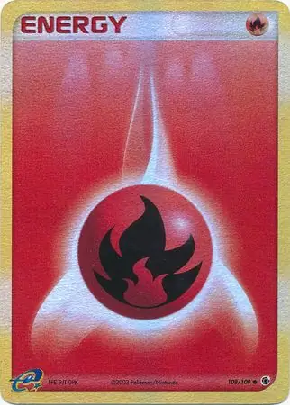 Fire Energy Reverse Holo