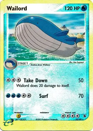 Wailord Reverse Holo