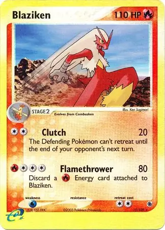 Blaziken Reverse Holo