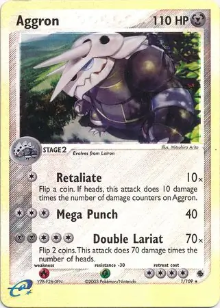 Aggron Reverse Holo