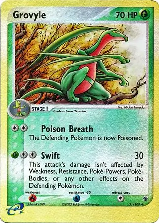 Grovyle Reverse Holo