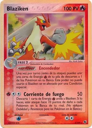 Blaziken Reverse Holo