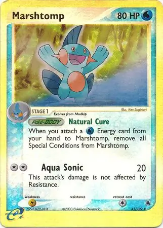 Marshtomp Reverse Holo