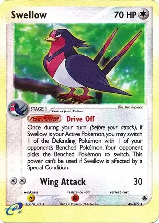 Swellow Reverse Holo